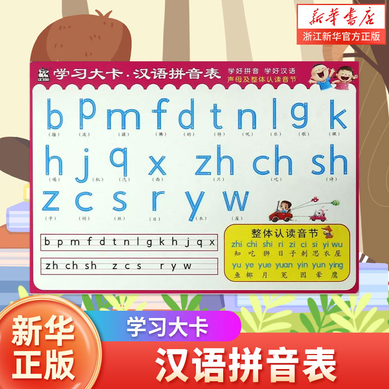汉语拼音拼音学习大卡