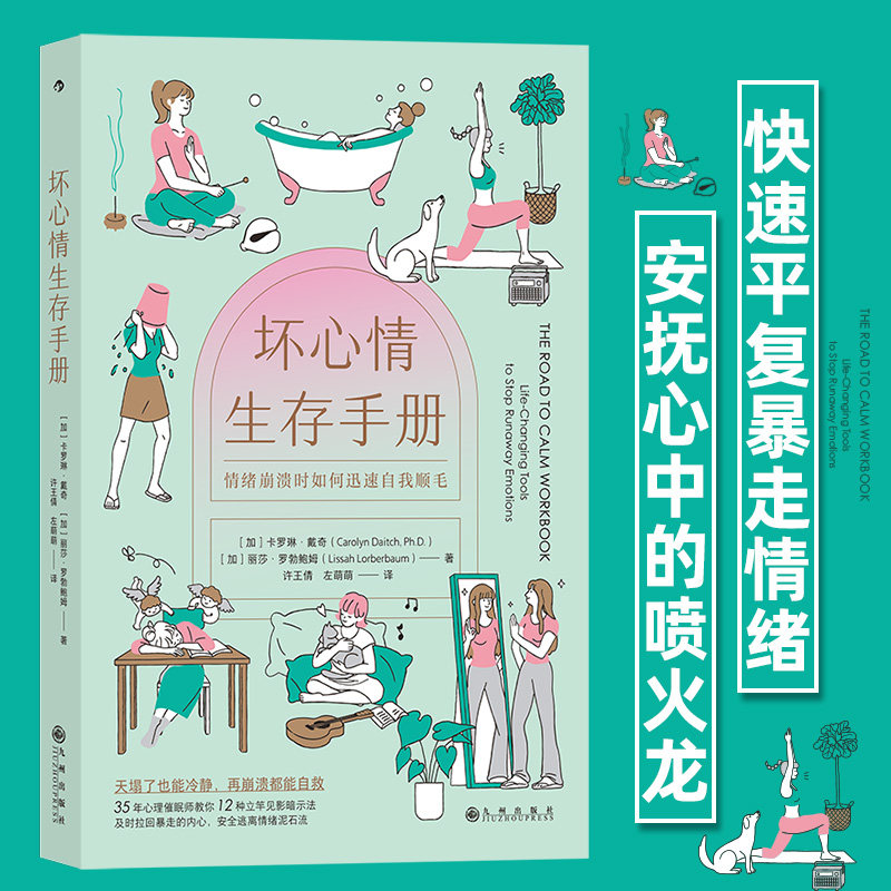 坏心情生存手册(情绪崩溃时如何迅速自我顺毛) 情绪管理 励志治愈