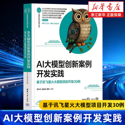 AI大模型创新案例开发实践:基于讯飞星火大模型项目开发30例 李永华,张政波,翟锐 编 计算机控制仿真与人工智能专业科技