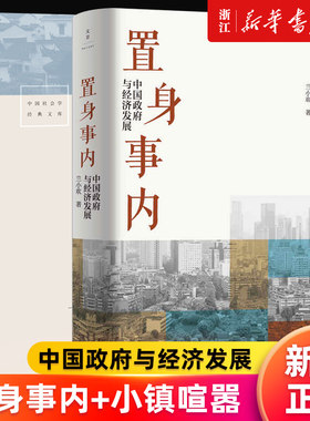 【套装2册】置身事内+小镇喧嚣 中国政府与经济发展 管理书籍金融投资当代中国乡镇农村政治的观察论 置身室内兰小欢 正版书籍