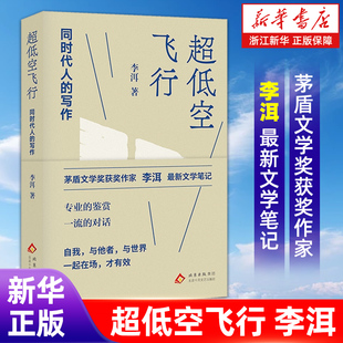 正版包邮 超低空飞行 同时代人的写作 李洱文学笔记 专业的鉴赏 一流的对话 自我,与他者,与世界,一起在场【浙江新华书店旗舰店