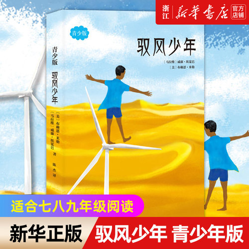 【新华书店旗舰店官网】正版包邮 驭风少年 青少版 暑期初中生推荐阅读书目 适合七八九年级阅读 青少年文学故事书 外国现当代文学