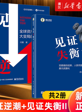 【套装2册】新华正版包邮 见证逆潮:全球资产逻辑大变局的思考+见证失衡Ⅱ:双顺差的结束、人民币国际化和美元武器化 付鹏余永定著