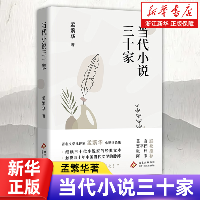 当代小说三十家 孟繁华 著名文学批评家孟繁华小说评论集 细读三十位小说家经典文本 触摸四十年当代文学脉搏