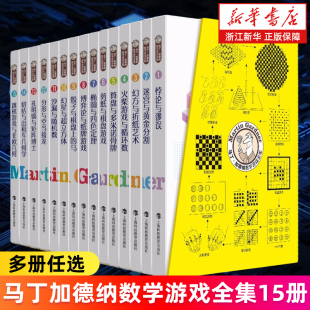 趣味数学儿童百科全书科学书你好数学小学生科普类书籍小学这就是数学课外书 精 马丁·加德纳数学游戏全集共15册 正版 任选