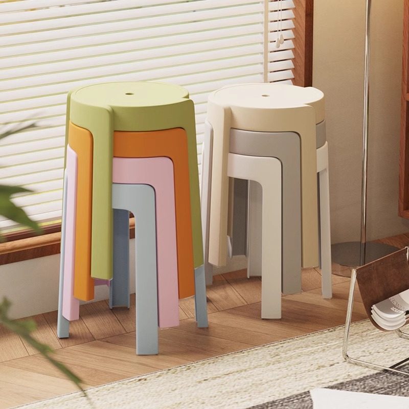 家用简约圆凳可叠放风车胶凳加厚塑料餐桌高椅板凳创意旋风车凳子,住宅家具,其它凳子,淘宝优惠券,粉丝福利购,淘宝优惠卷