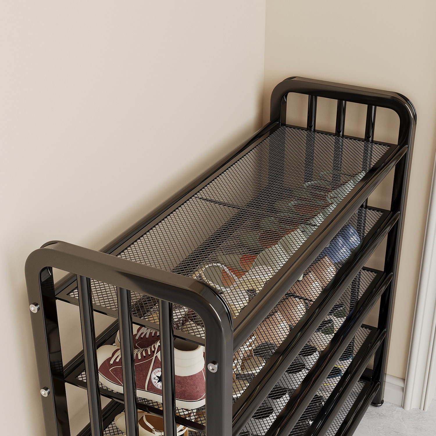 鞋架家用门口多层省空间收纳防尘鞋柜宿舍简易经济型入户收纳神器,收纳整理,鞋子收纳架,淘宝优惠券,粉丝福利购,淘宝优惠卷