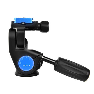 百诺（Benro）HD1A/2A/3A单反相机三脚架云台横拍竖拍侧拍微距接