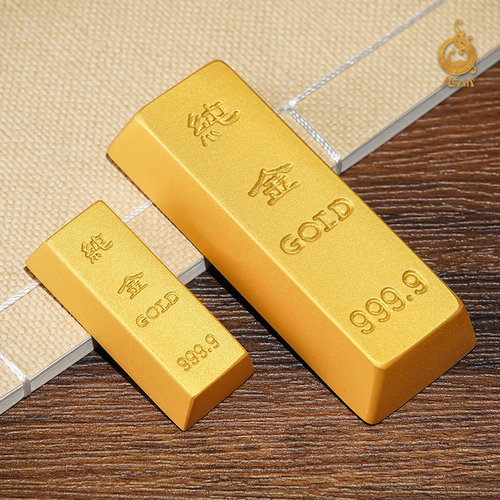 金条黄铜材质桌面装饰摆件