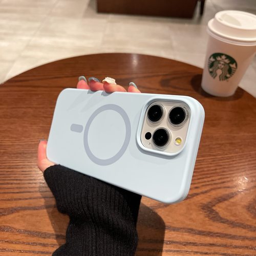 苹果iPhone液态硅胶简约手机壳