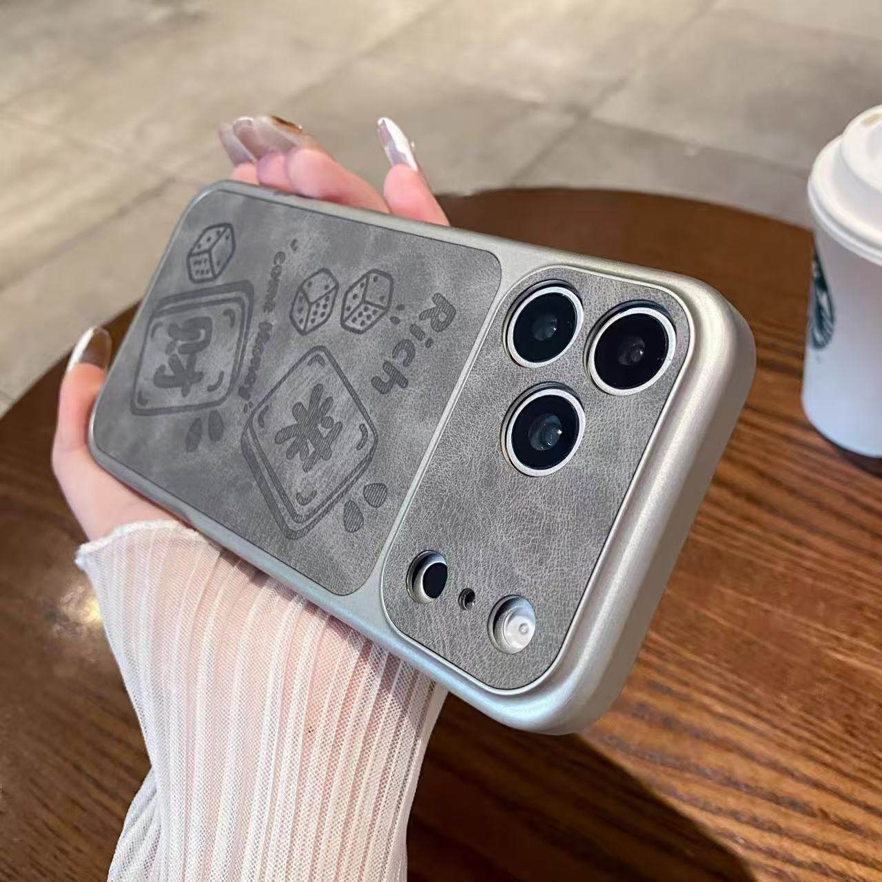 麻将来财适用苹果17Promax手机壳iPhone16Proma