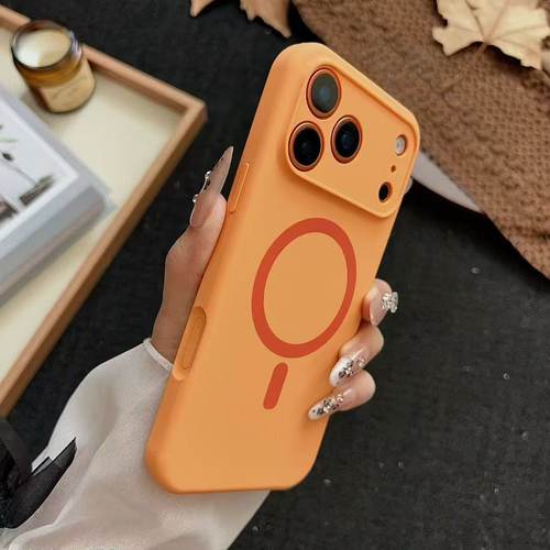 苹果iPhone液态硅胶简约磁吸式