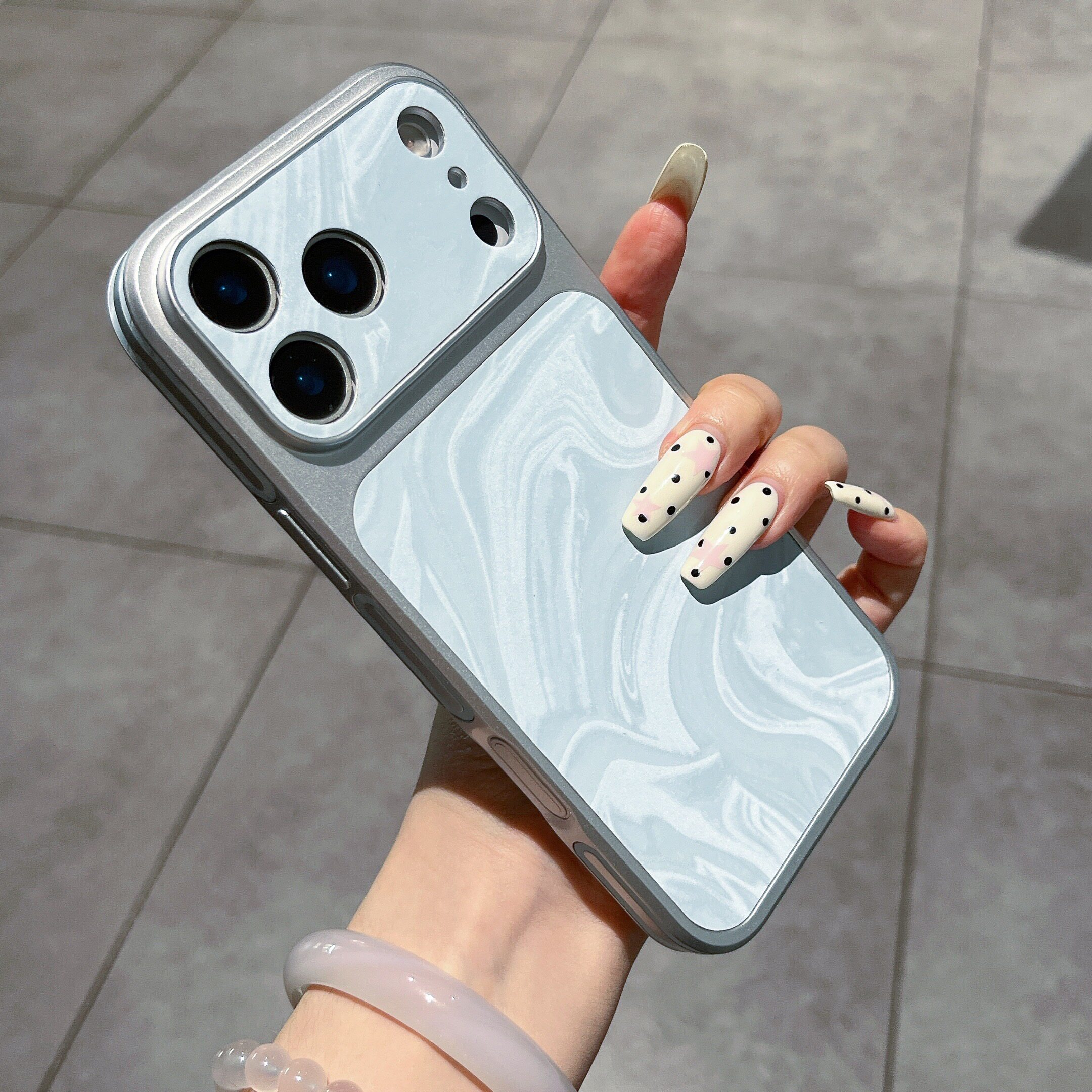 ins水波纹适用苹果17Promax手机壳iPhone16Promax秒变17大视窗15Pro肤感磨砂14Pro全包镜头13男女防摔保护套