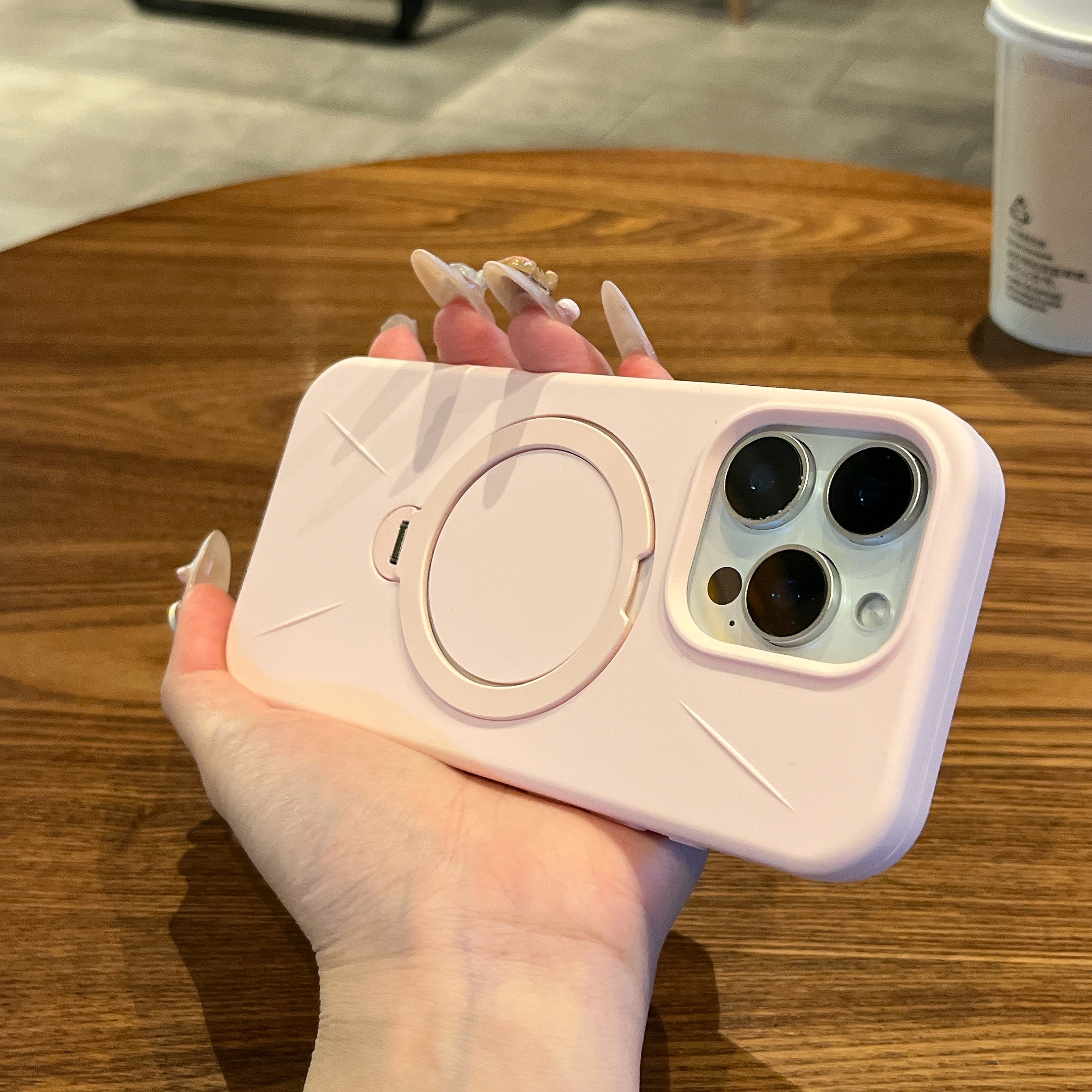 苹果iPhone液态硅胶简约磁吸