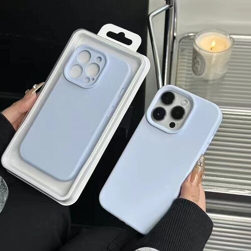 苹果iPhone液态硅胶简约手机壳