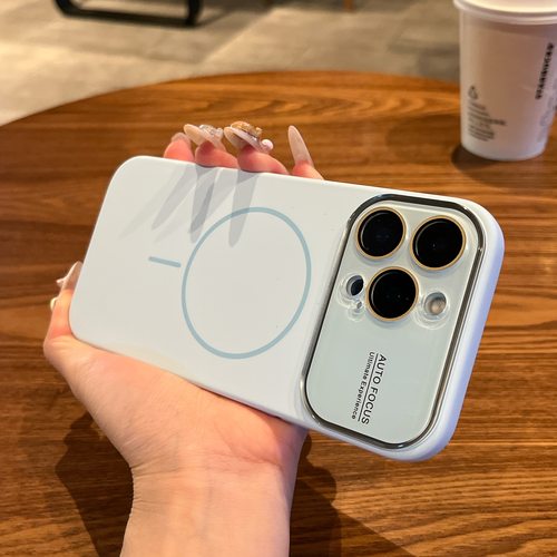 苹果iPhone液态硅胶简约磁吸