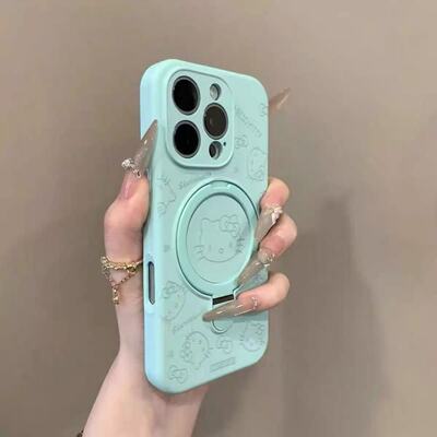 苹果iPhone液态硅胶ins磁吸