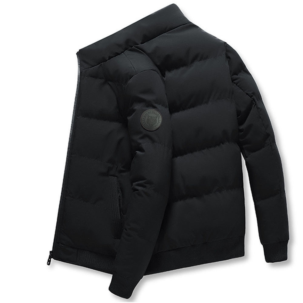Men stand collar thick warm short cotton jacket男立领短棉服