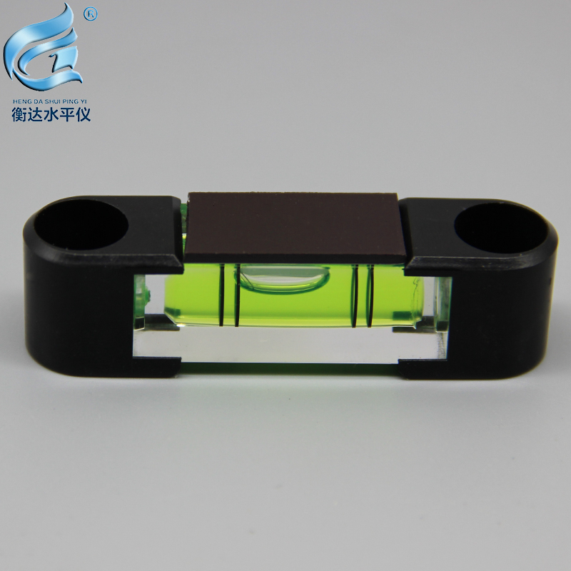塑料长水平尺磁性水平气泡珠高精度水平仪圆柱水准器水平珠水准泡