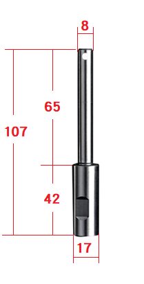 多轴器配件输出轴心浮动攻丝机轴芯攻牙机连接杆芯轴万向节轴承ST