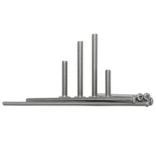 304不锈钢十字圆头螺丝盘头钉M1M1.2M1.4M1.6mm*x3x4x5x6x8x10-25