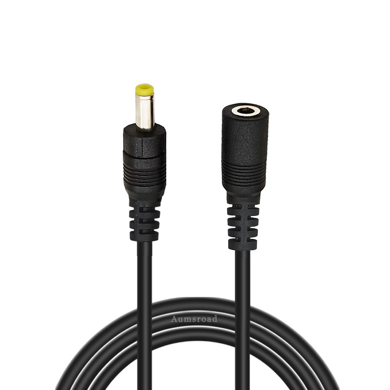 2米DC4.0*1.7电源插头焊接小米小口公母头连接线9V12V直流电接头