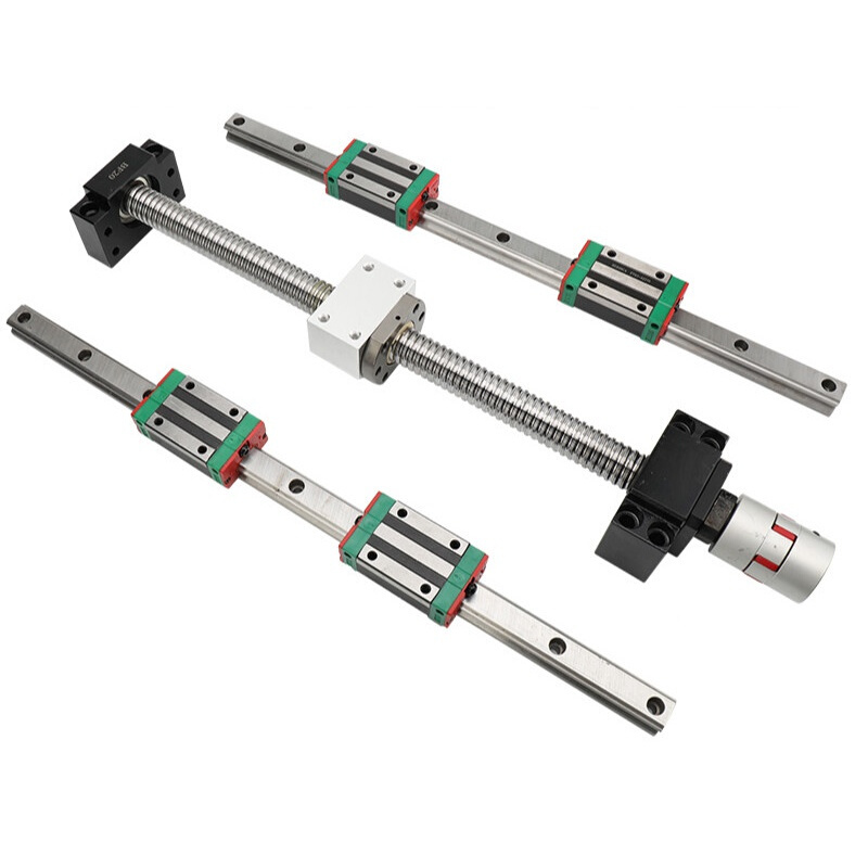 2021新c品直线导轨滑块滚珠丝杆丝杠套装升降螺杆螺母模组全套线