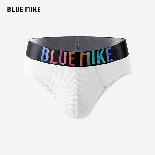 蓝内个性字母弹力黑白三角内裤