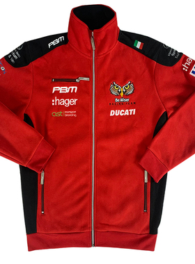 摩托骑行服杜卡迪猫头鹰厂队motogp赛车加绒外套骑士机车上衣男女