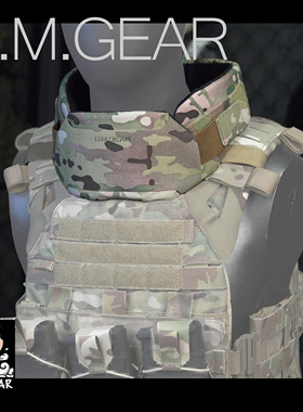 DMgear 战术背心通用型护领2.0 护颈 护甲 兼容JPC FCSK 6094 CPC
