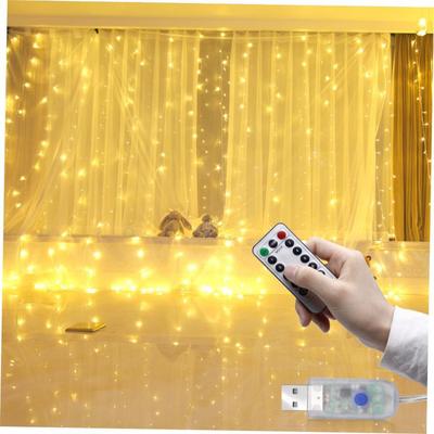LED Curtain Garland on The Window USB Power Fairy Lights Fes