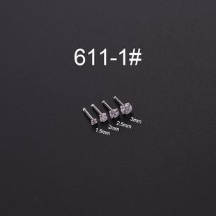 Nose piercing zircon nose nail nose ring puncture single