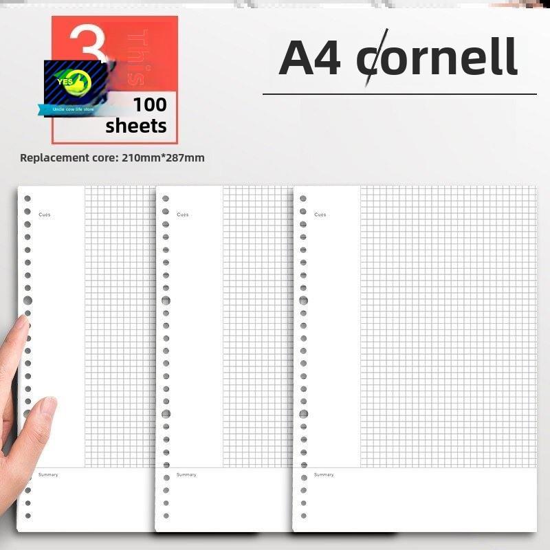 A4/A5/B5 loose-leaf paper core binder for note book remove