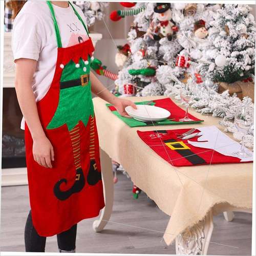 Christmas dress Christmas apron Family party supplies圣诞