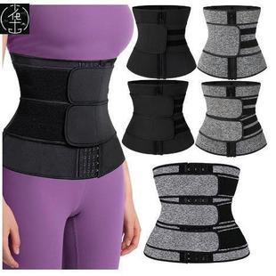 Plus Size Waist Trainer Corset Sport Girdle Double Belt Faja