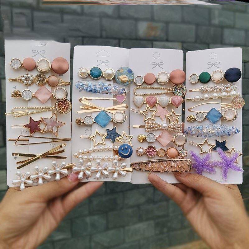 Hair clip Ins bangs hair Suit Trinkets woman Headwear