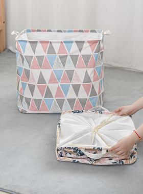 folding large size dirty clothes fabric basket laundry box