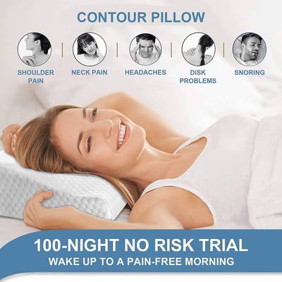 Orthopedic Pillow Memory Foam Slow Rebound Neck Pillows 枕头