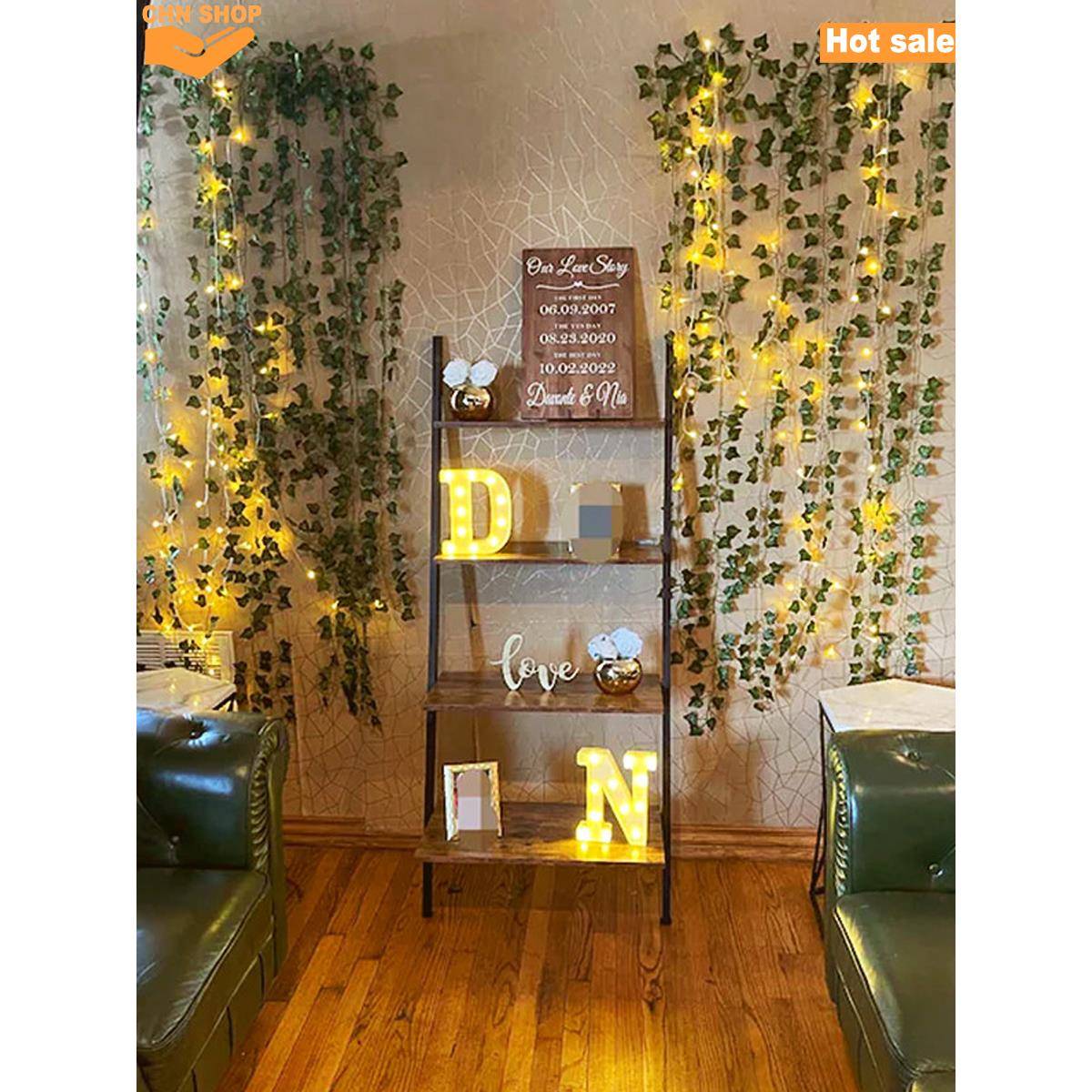 LED light strip Artificial vines Ivy Party Decoration lights