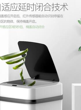 Kitchen Trash Bin 1L Bathroom Touch Trash Can In The Toilet