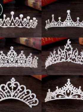 2024 new crown tiara bridal wedding accessories birthday