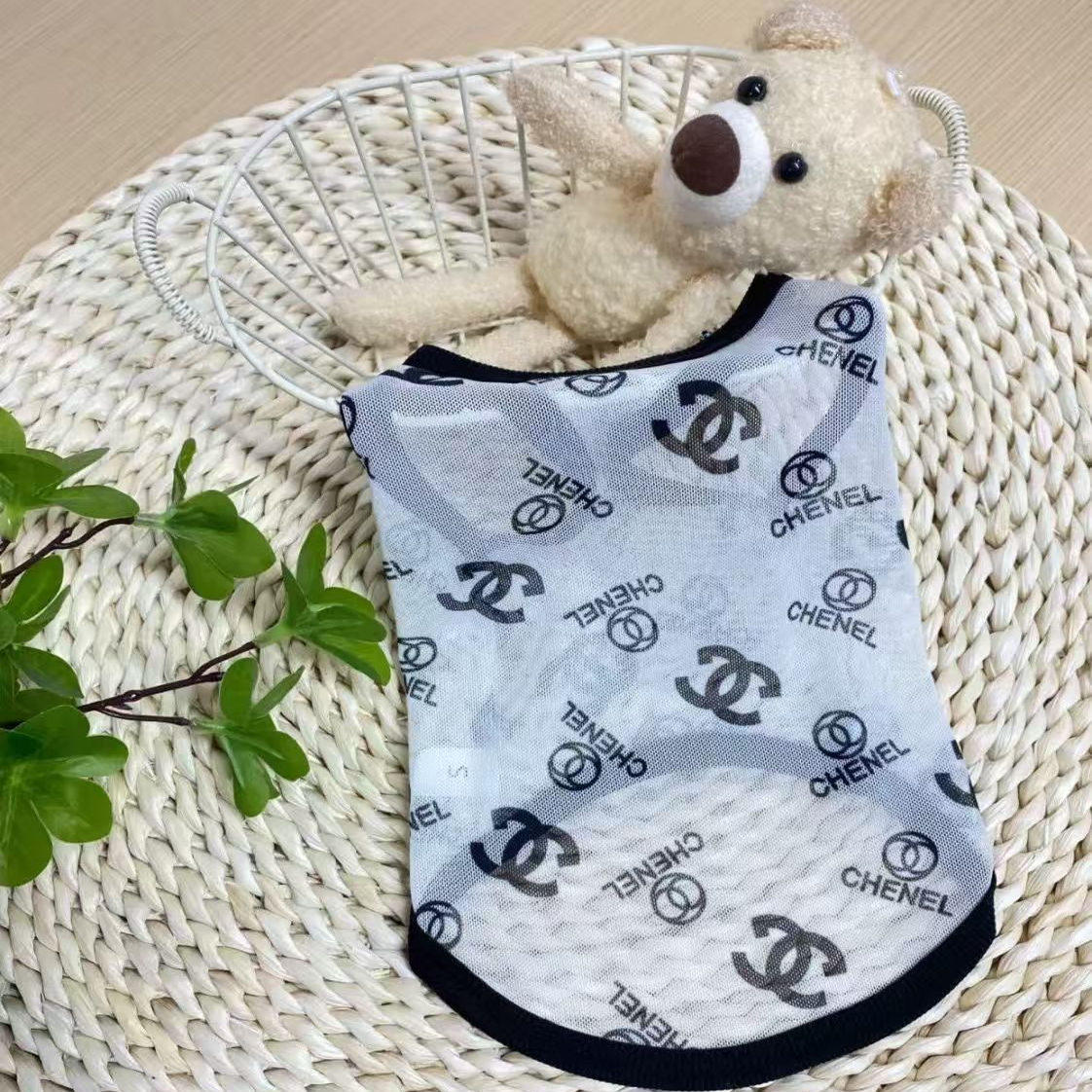 春夏新款凉感薄款印花狗狗衣服图片