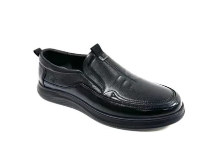 沈威大码男鞋2025新真皮套脚商务休闲鞋防滑耐磨爸爸牛皮鞋45.46