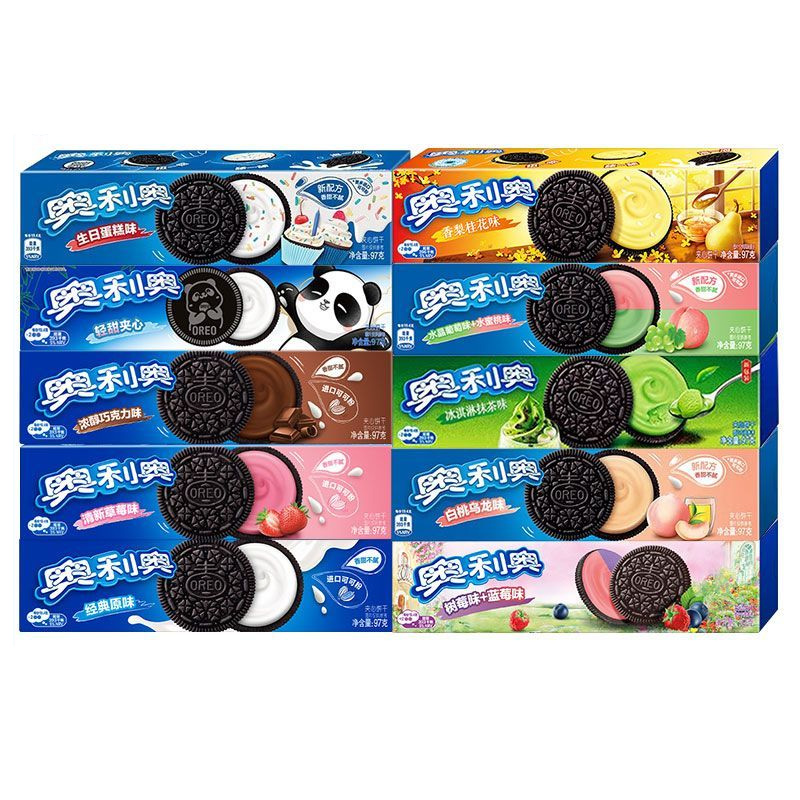奥利奥夹心饼干五盒五口味