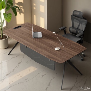老板办公桌椅组合套装小型高端2025新款办公室全套家具女士经理桌