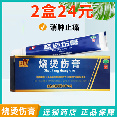 茂祥 烧烫伤膏10g*1支/盒清热解毒消肿止痛轻度水火烫伤