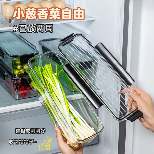 香菜大葱小葱保鲜盒冰箱收纳盒