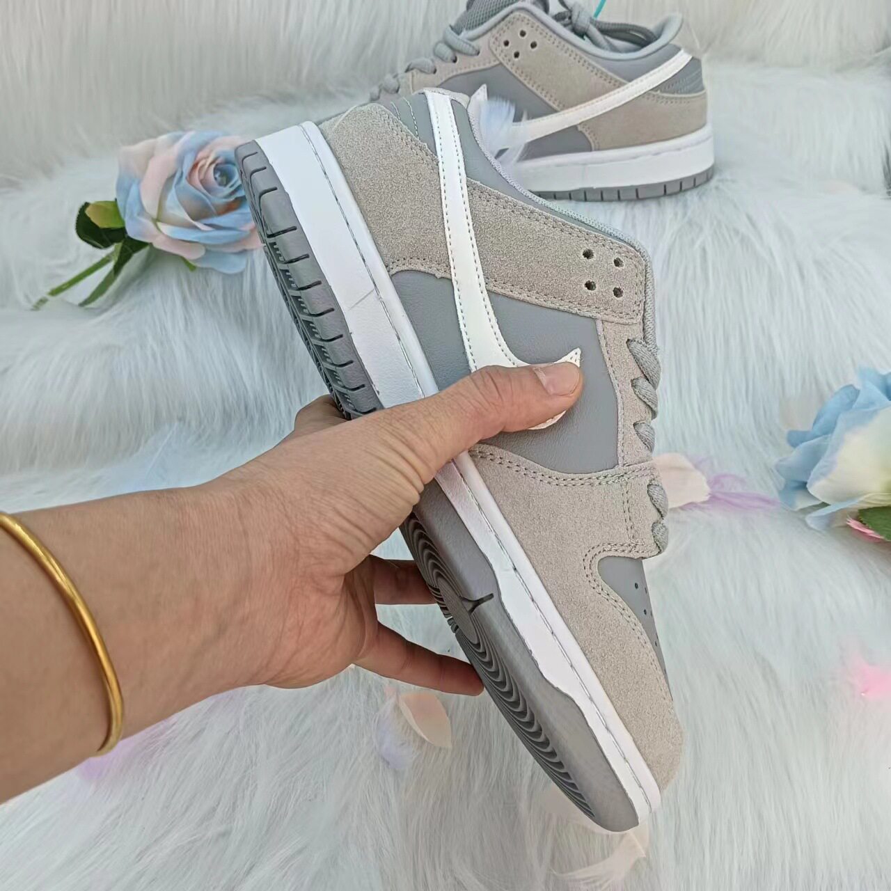 莆田纯原dunk北极狐sb系列黑生胶蓝生胶北卡蓝泡泡糖辛普森