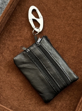 ironworks双头椭圆扣轻便收纳小包cleanfit穿搭配饰高级包包挂件