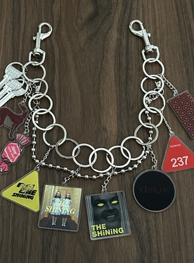 闪灵元素ironworks手作亚克力多元素裤链穿搭配件小众时尚包挂件